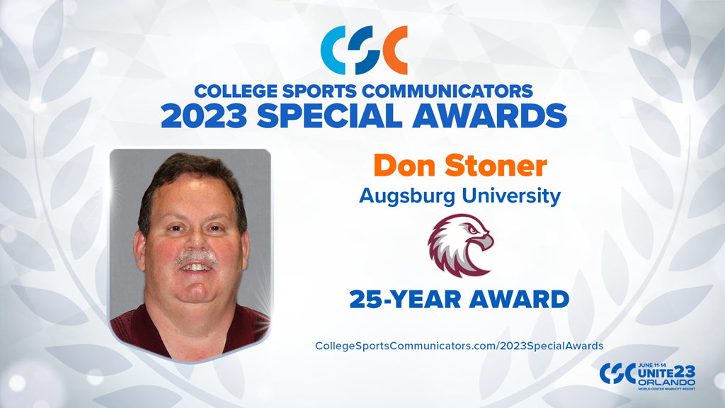 2023 Special Awards Salute: Don Stoner (Augsburg), 25-Year Award